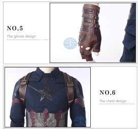 MANLUYUNXIAO Avengers Infinity War Captain America high quality cosplay costume for comic con outfits for adult men custom made (12)